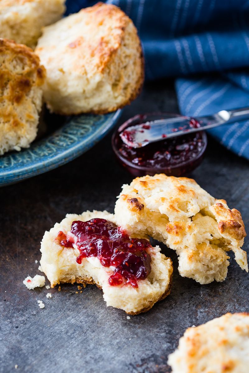 Biscuits with Butter and Jelly