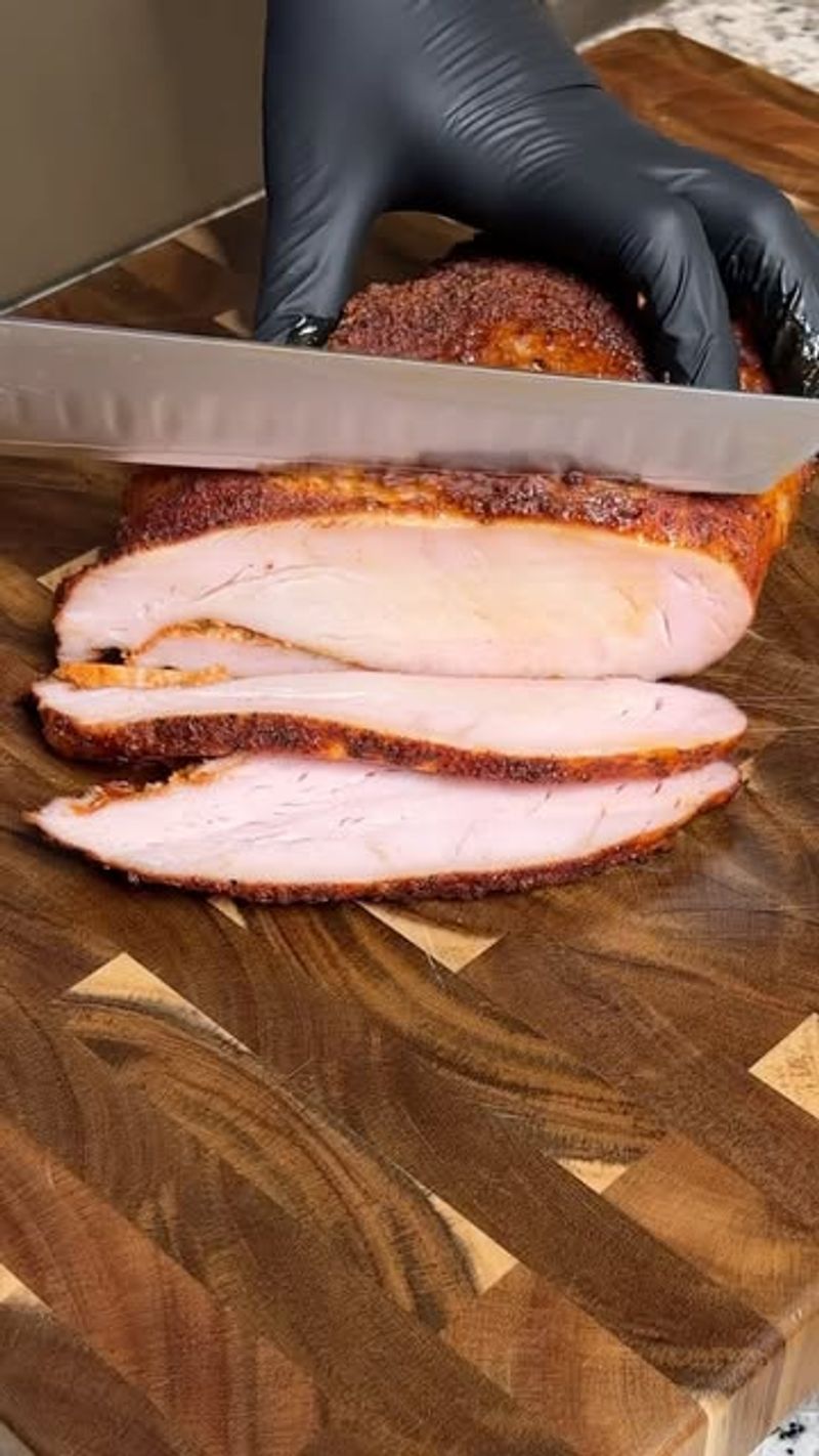 Smoked turkey from a BBQ joint