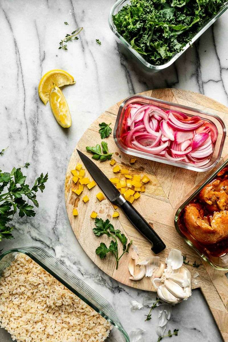 Their toppings are prepped and ready