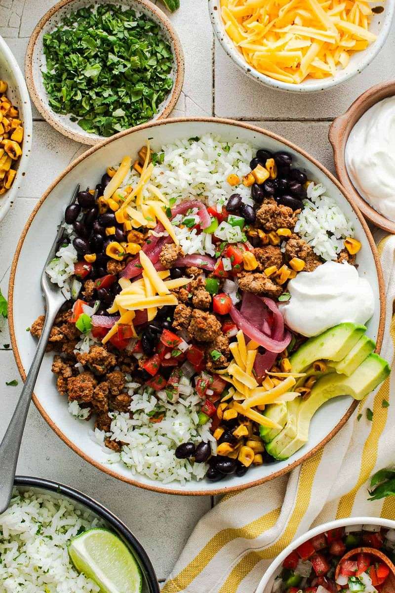 Black Bean Taco Bowl Meal Prep