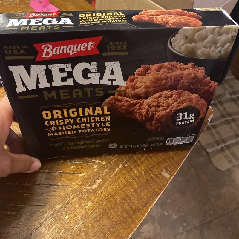 Banquet Mega Meals Fried Chicken and Mashed Potatoes
