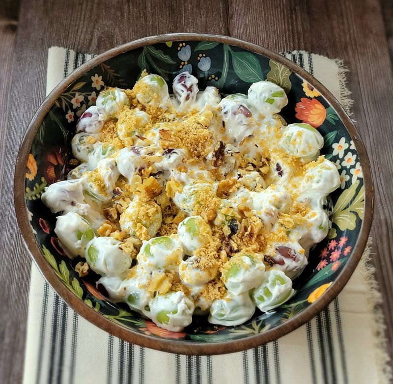 Grape Jell-O Salad With Walnuts