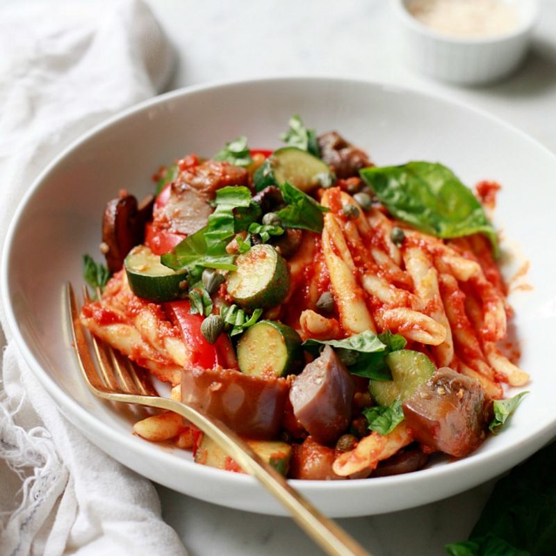 Stirred-Into Marinara Pasta