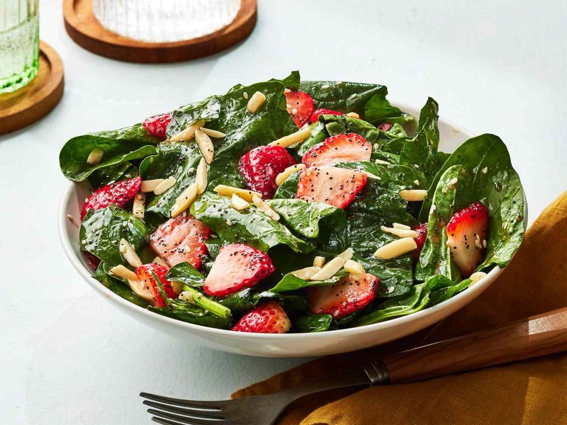 Strawberry Spinach Salad with Poppy Seed Dressing