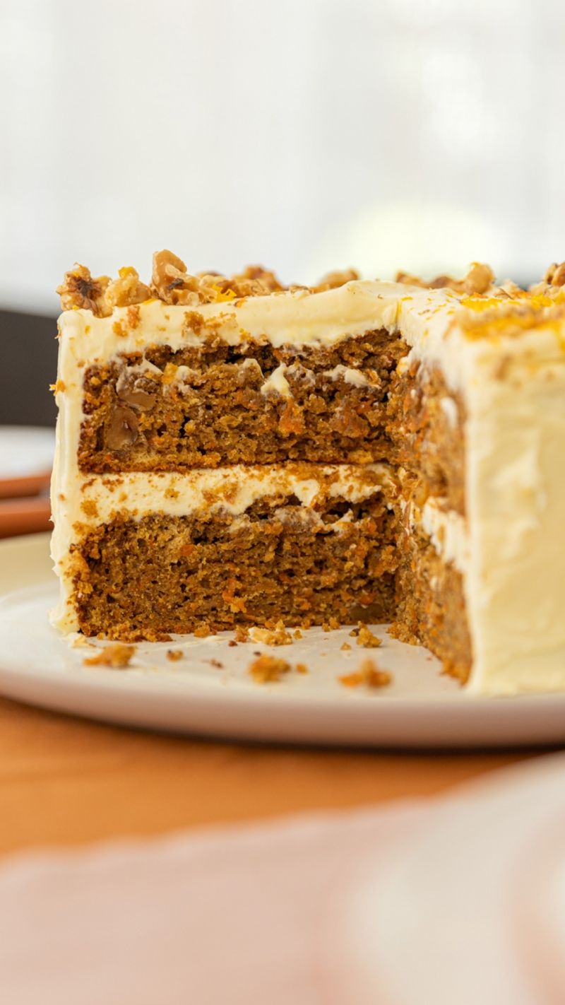 Carrot Walnut Layer Cake