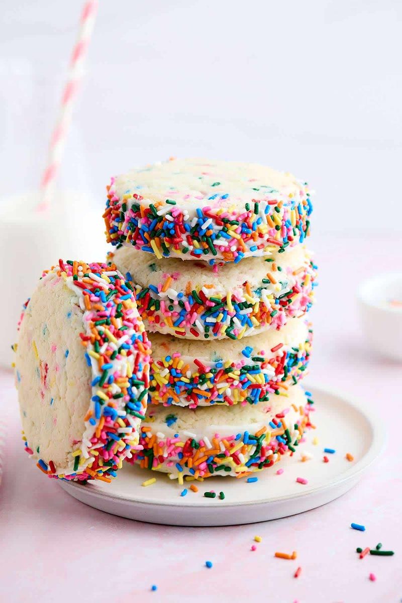 Funfetti Cookie Sandwiches