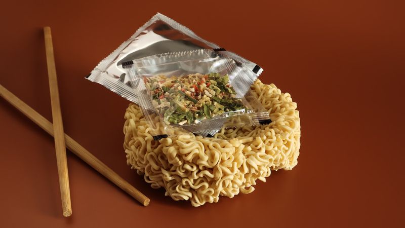 Instant Noodles with Seasoning Packets