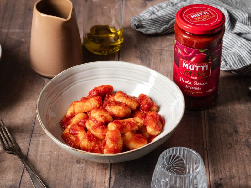Gnocchi with Spicy Tomato Sauce (Arrabbiata)