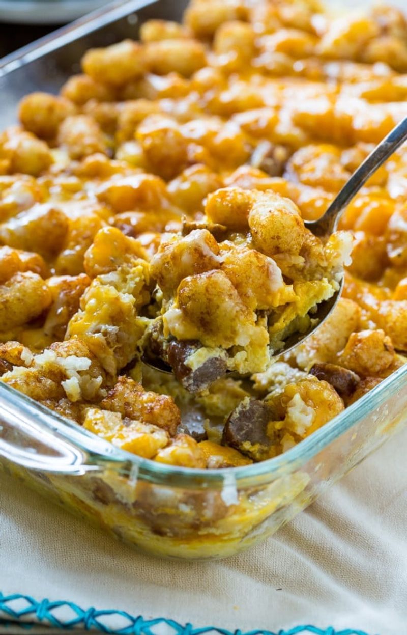 Southwest Breakfast Tater Tot Bake
