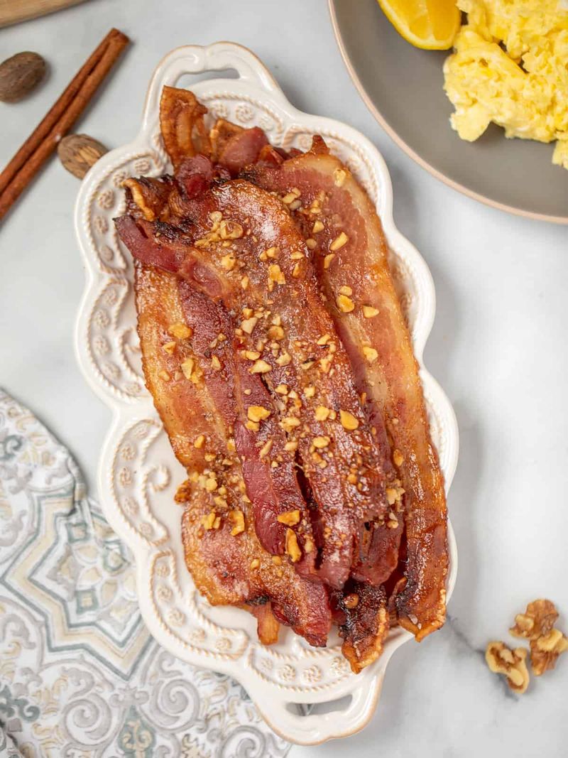 Maple-Glazed Bacon Strips