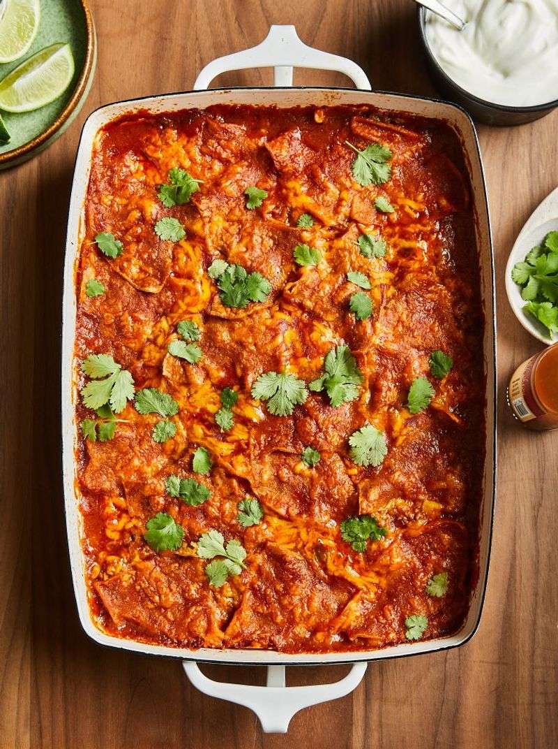 Enchilada Casserole (Layered)