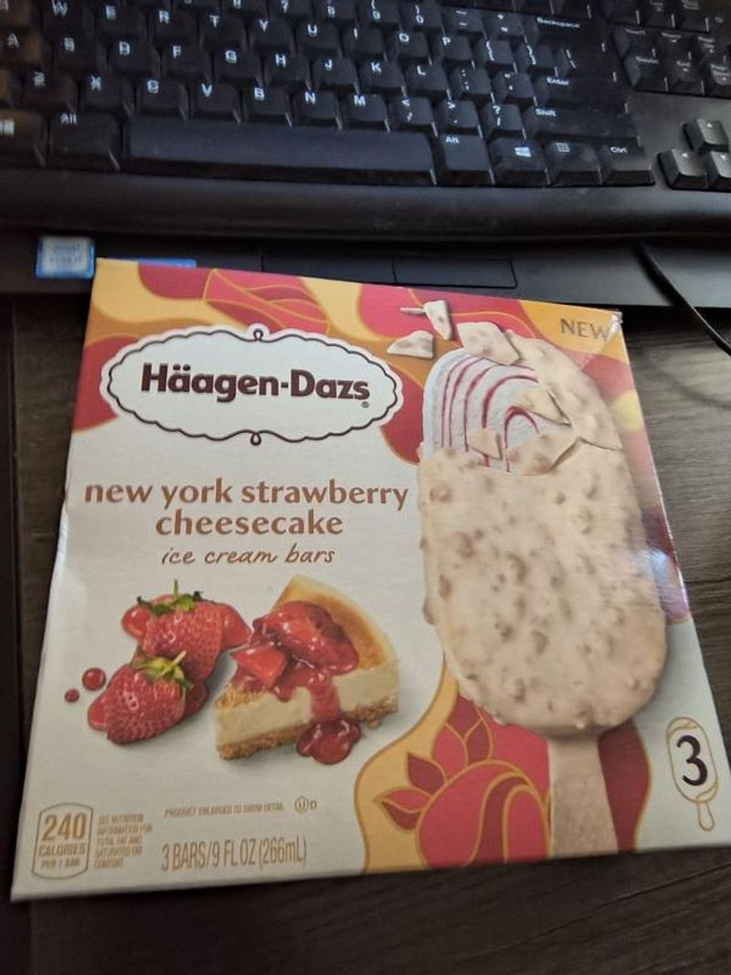 Strawberry Cheesecake Haagen-Dazs Bars