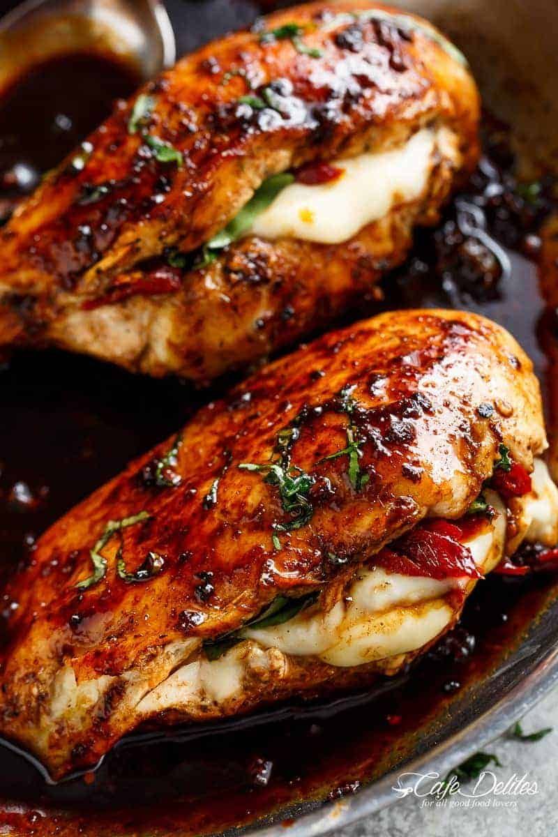 Caprese Stuffed Chicken