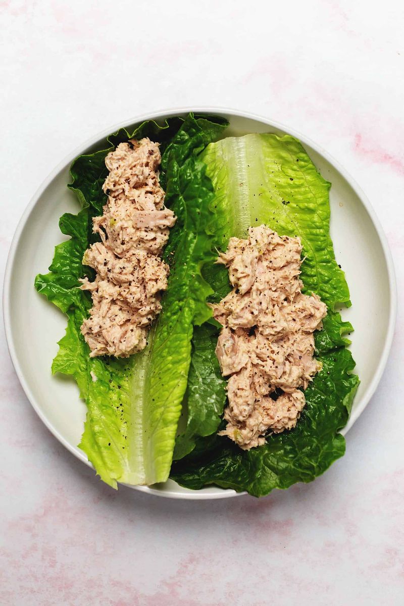 Tuna Salad Lettuce Cups