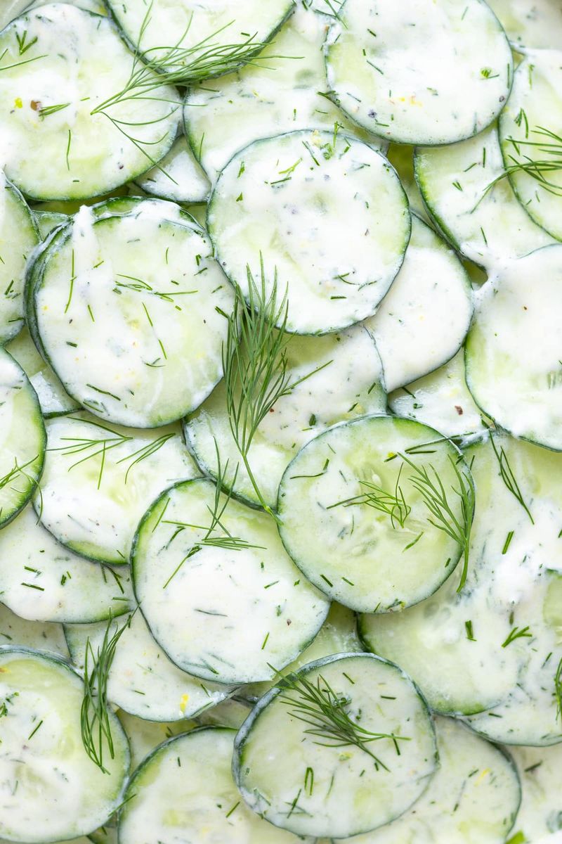 Creamy Cucumber Yogurt Salad
