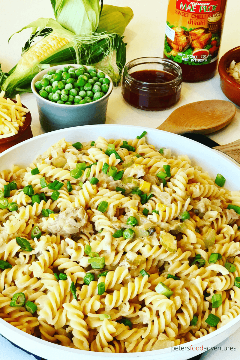 Rotini With Tuna And Peas