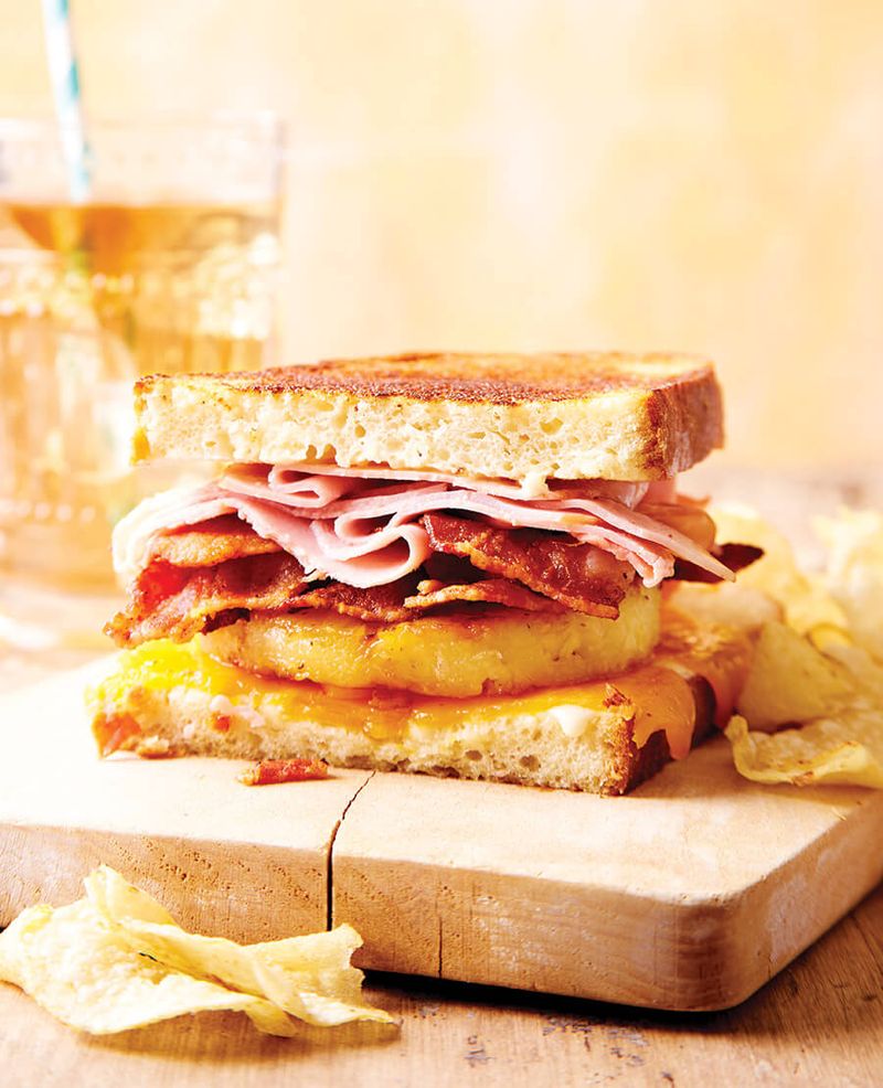 Pineapple and Ham Sandwich