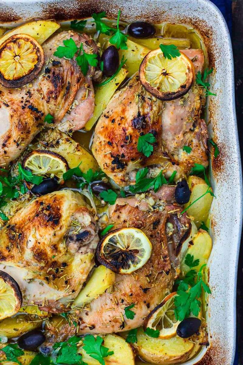 Greek Lemon Chicken and Potatoes