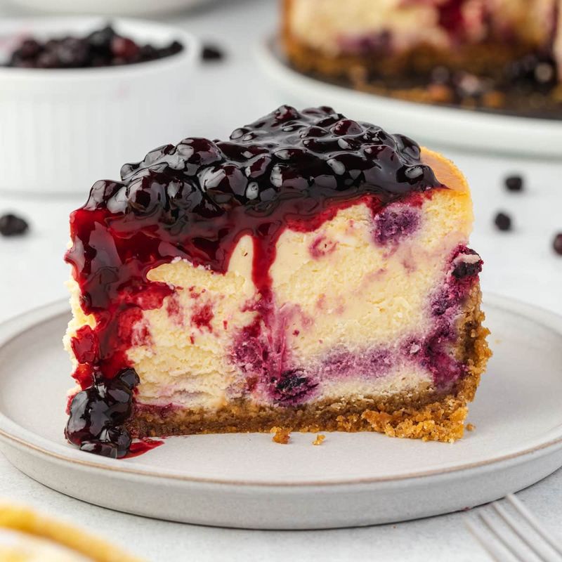 Huckleberry Cheesecake Stack (Montana)