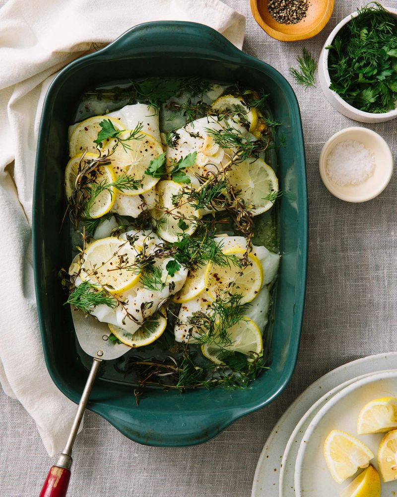 Baked Lemon Dill Cod