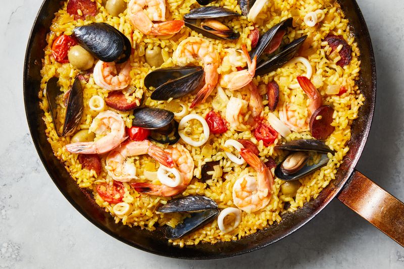 Spanish Seafood Paella