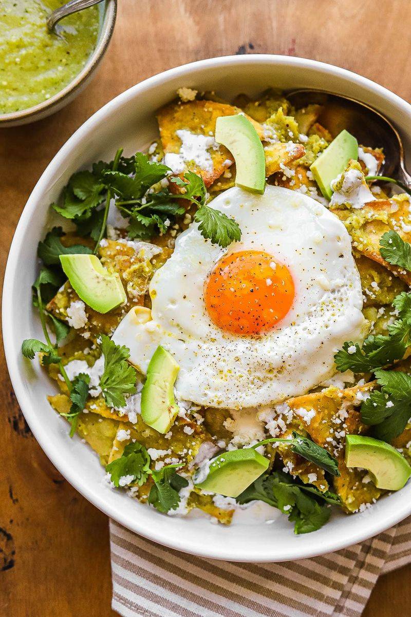 Green Chilaquiles Dinner