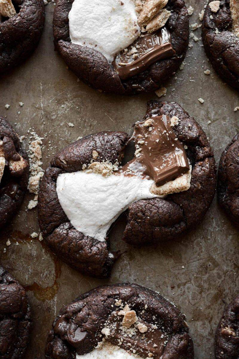 Chocolate Marshmallow Cookies