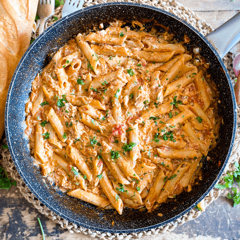 One-Pot Tuna Caper Pasta