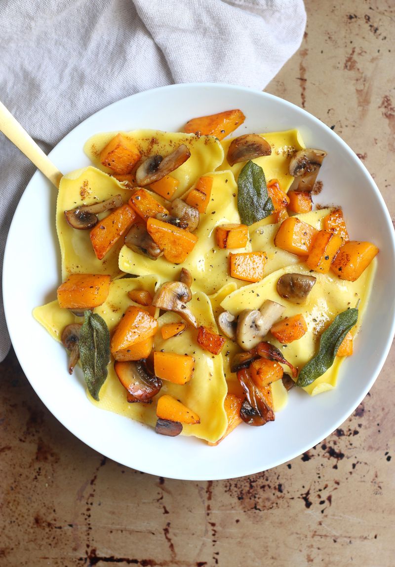 Ravioli with Butternut Squash