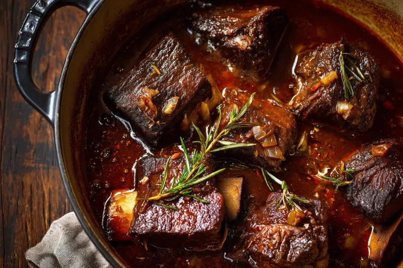 Rosemary Braised Short Ribs