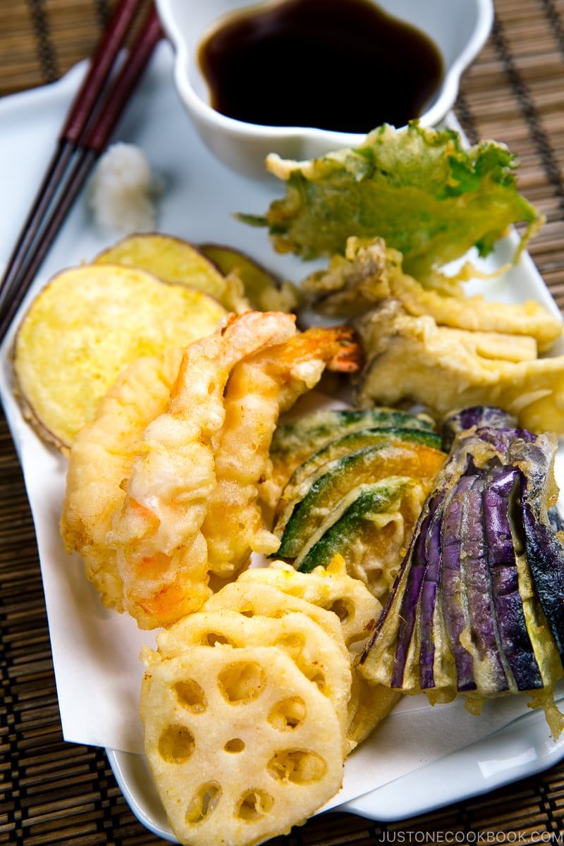 Vegetable Tempura with Dipping Sauce