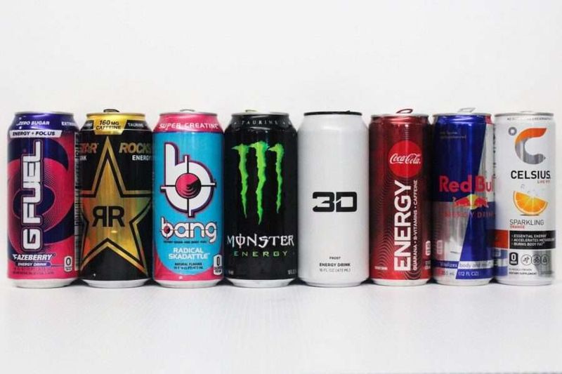 Energy Drinks With Huge Caffeine + Sugar Loads