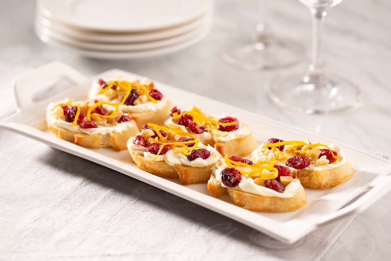 Orange and Olive Tapenade Crostini