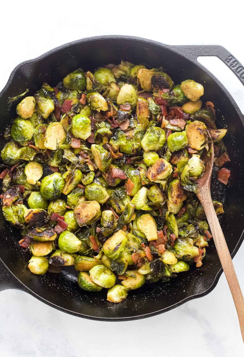 Maple Bacon Brussels Sprouts