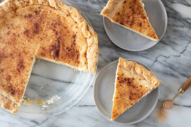 Indiana - Sugar Cream Pie Slice