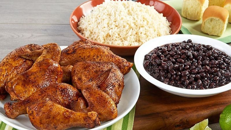 Florida - Pollo Tropical Quarter Chicken with Rice and Beans
