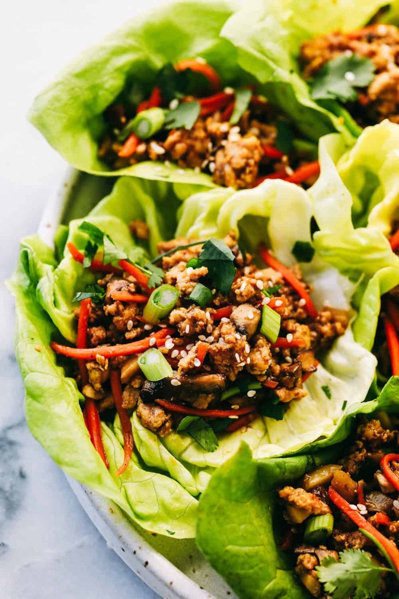 Turkey Veggie Lettuce Wraps
