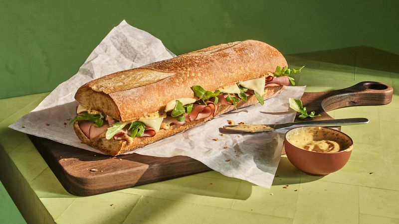 Black Forest Ham and Swiss