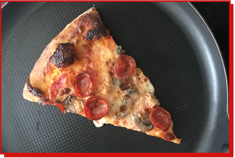 Leftover Pizza Slice Without Reheating