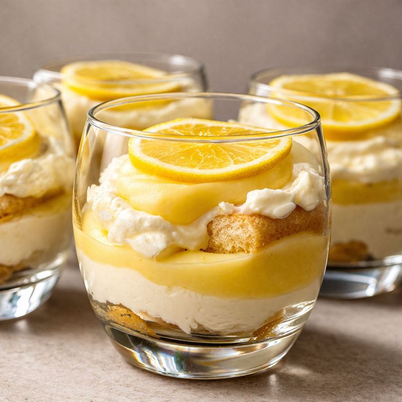 Lemon Tiramisu Cups