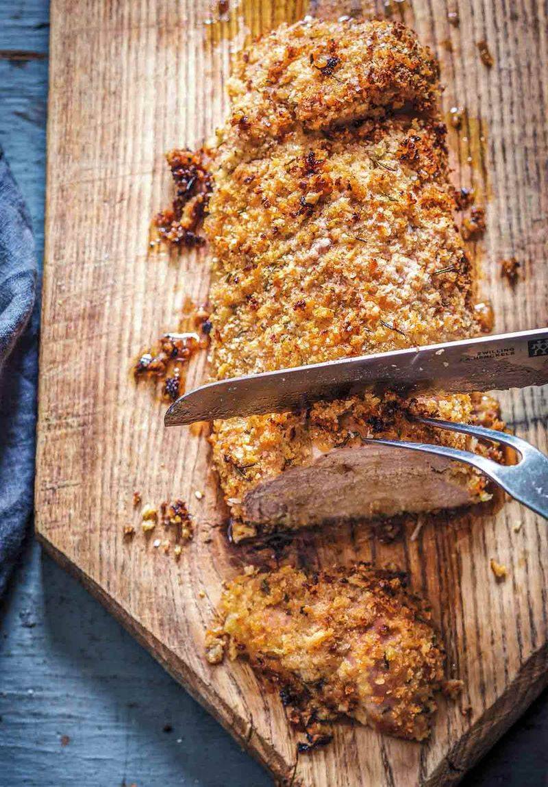 Parmesan Crusted Pork Tenderloin