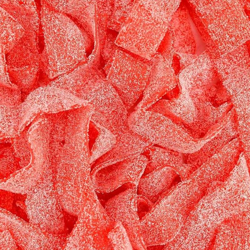 Sour candy strips or bites
