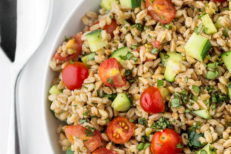 Herbed Farro and Tomato Salad