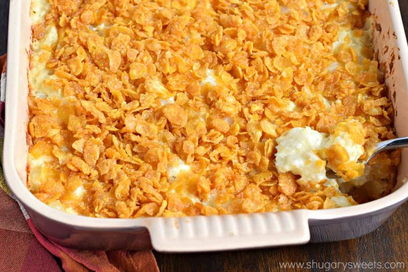 Cheesy Hashbrown Potato Casserole