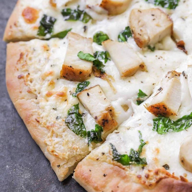 Chicken Alfredo Pizza