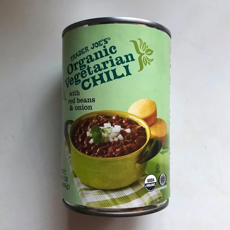Trader Joe’s Organic Vegetarian Chili
