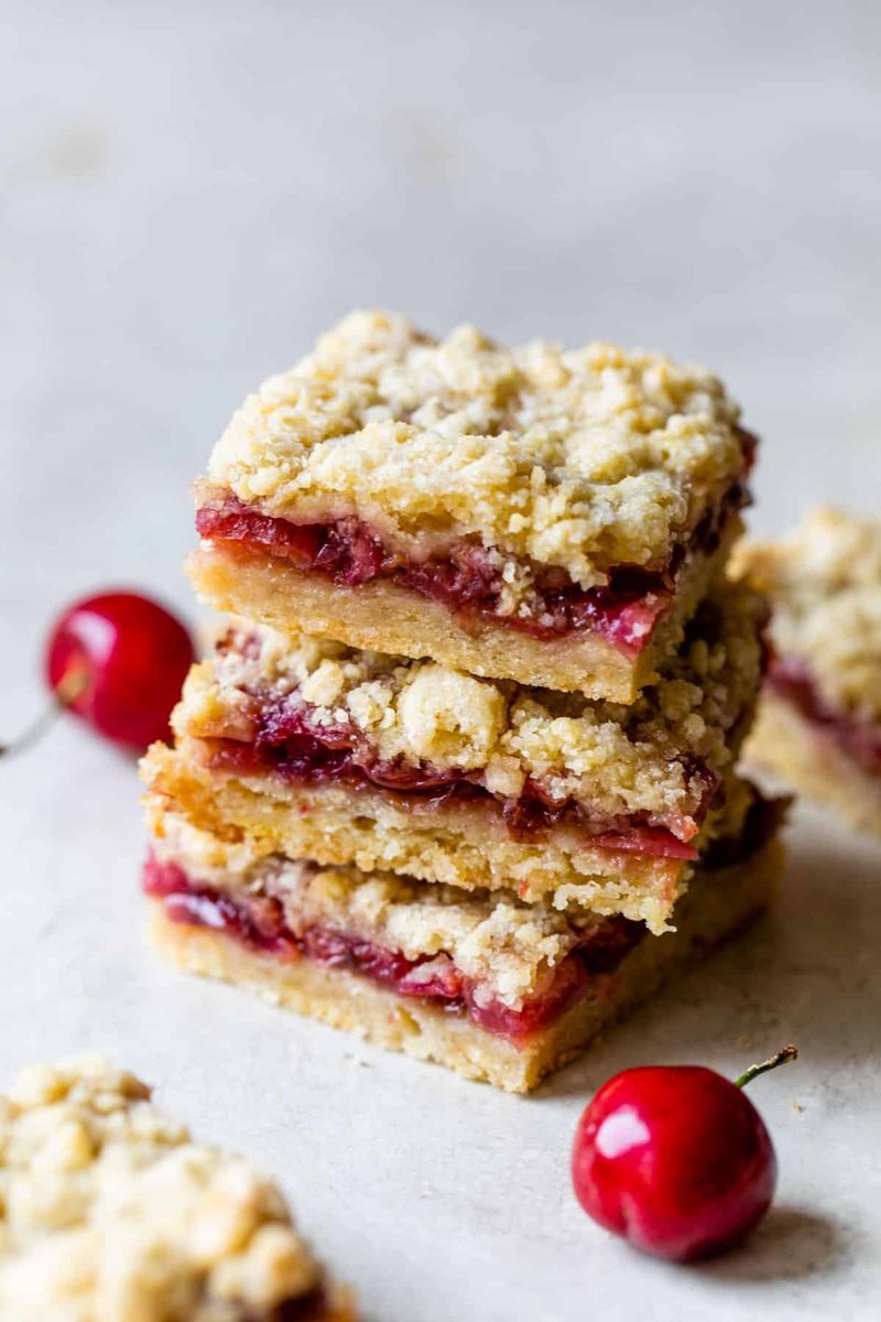 Cherry Crumble Bars