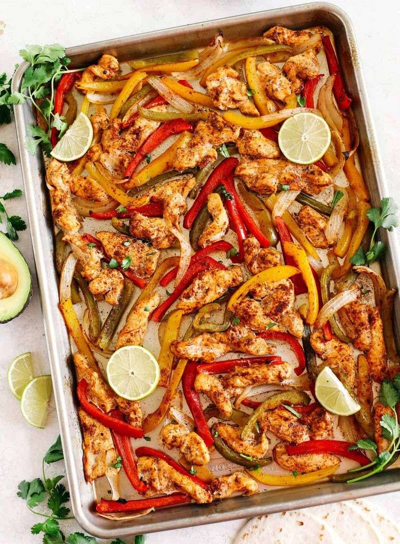 Baked Chicken Fajitas