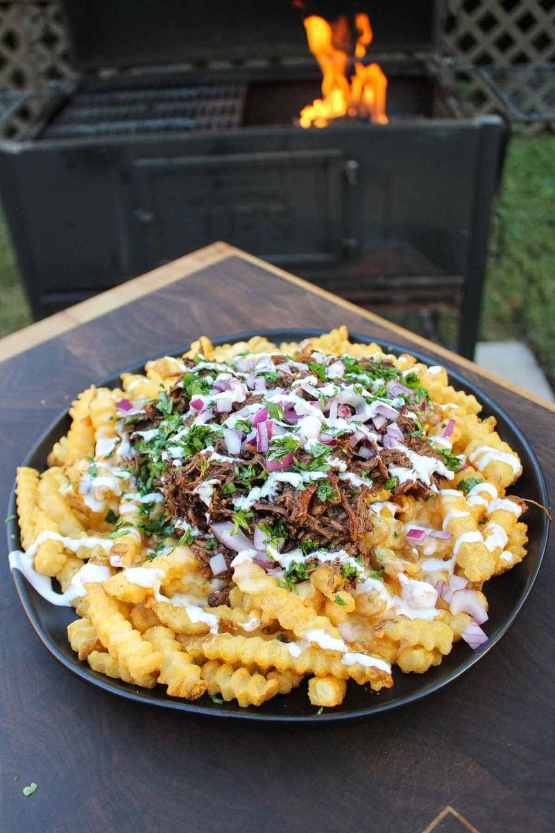 Alabama - Conecuh Bacon Cheese Fries at FIVE