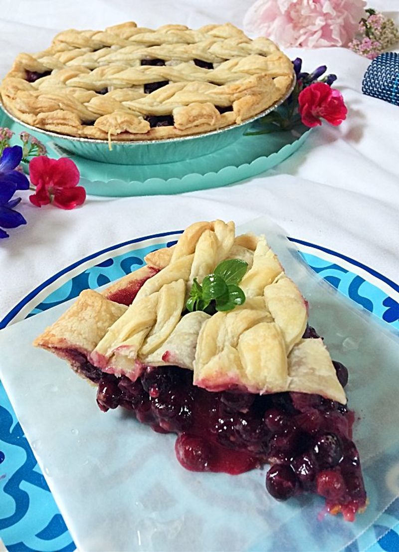 Saskatoon Berry Pie